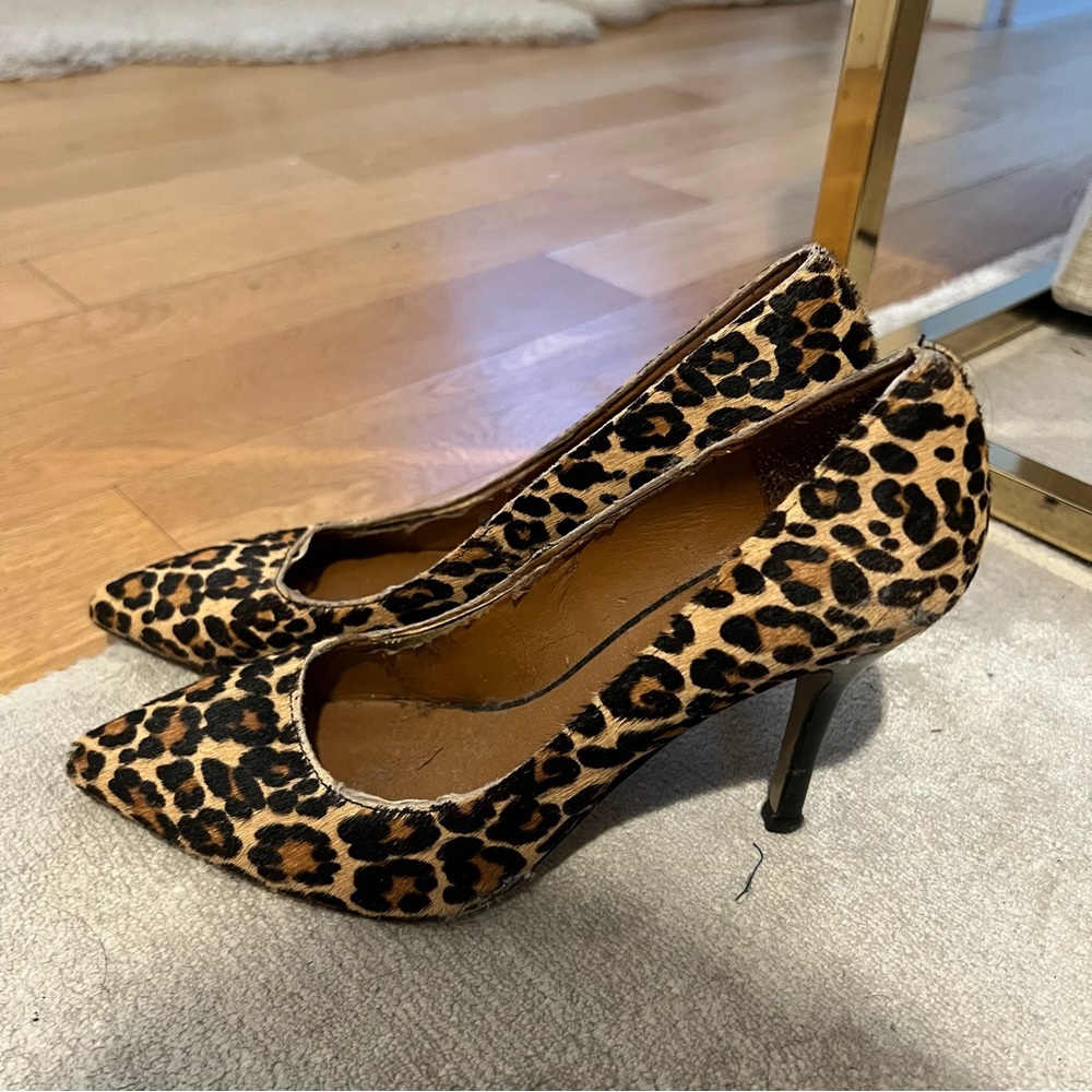 Nine West Leopard Print Heels